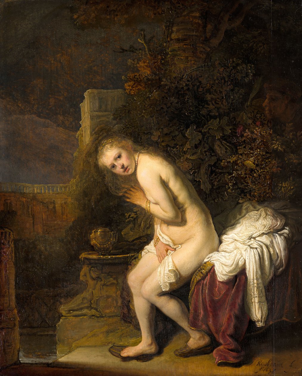 Susanna ved hendes bad, 1636. af Rembrandt van Rijn