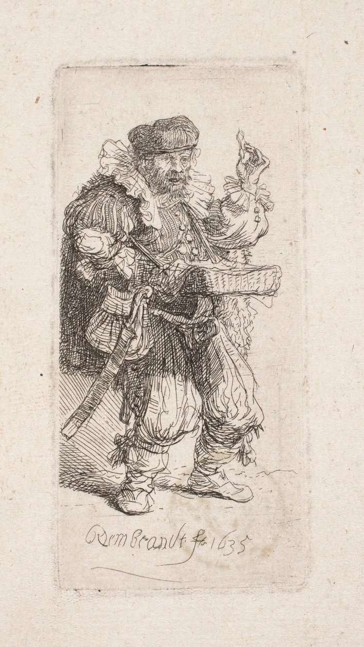 Kvaksalver (Fremstiller mirakuløse salver) af Rembrandt van Rijn