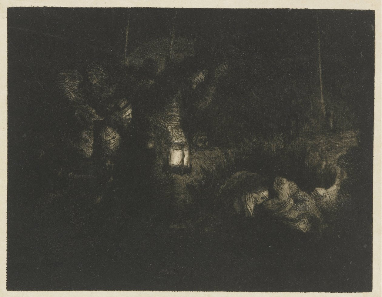 Hyrdernes tilbedelse Hyrdernes tilbedelse: et natstykke af Rembrandt van Rijn