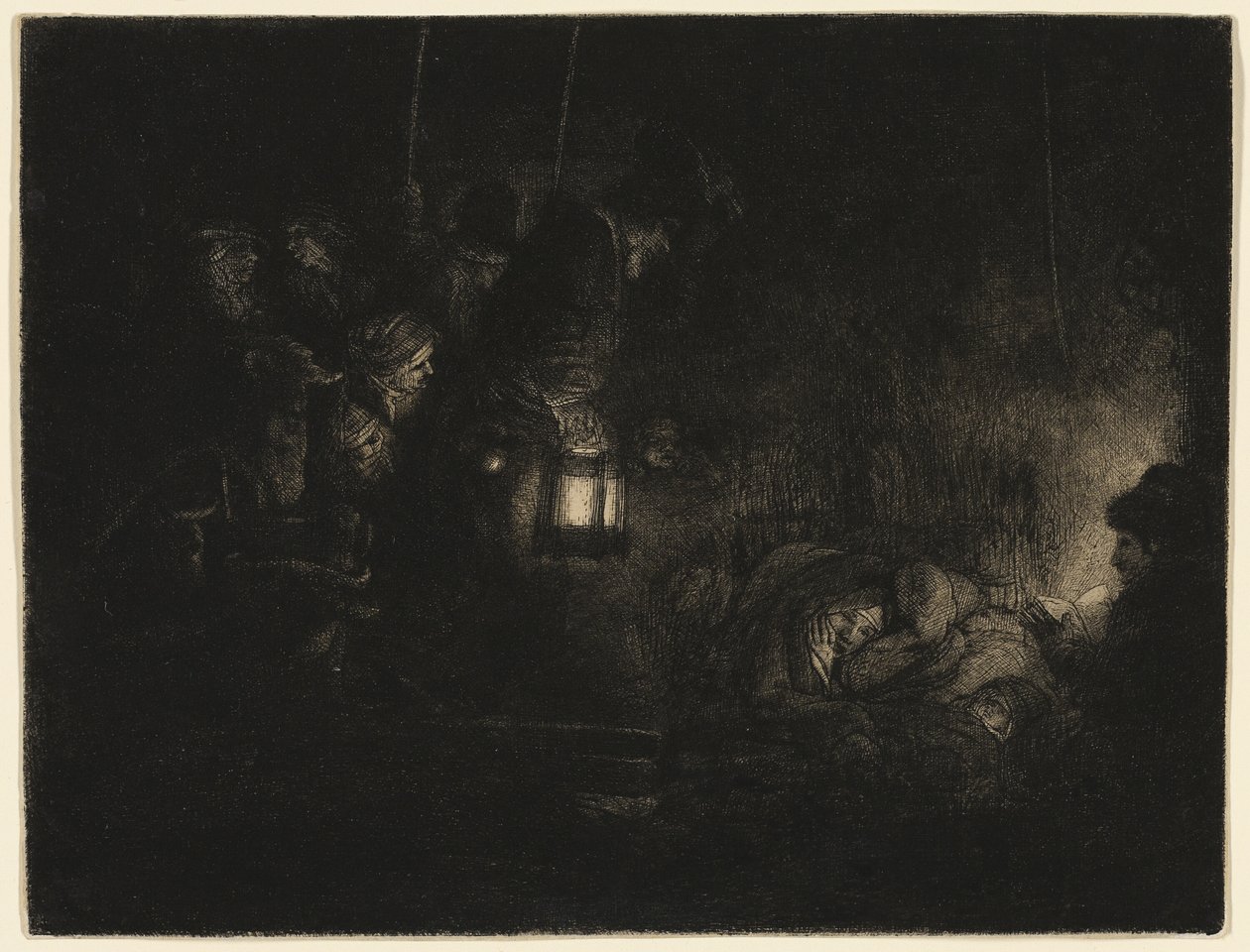 Hyrdernes tilbedelse: Et natstykke af Rembrandt van Rijn