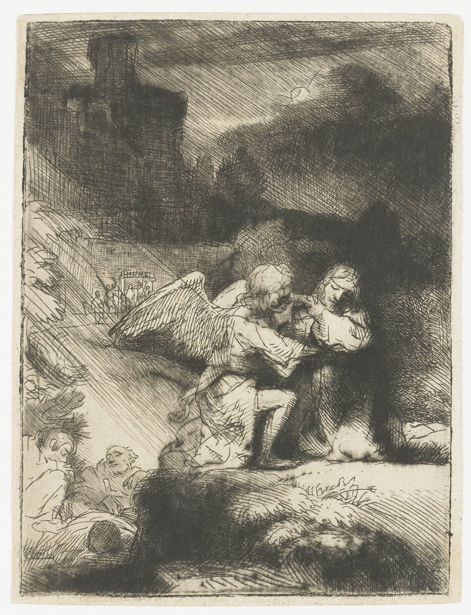 Kvalen i haven Kvalen i haven af Rembrandt van Rijn