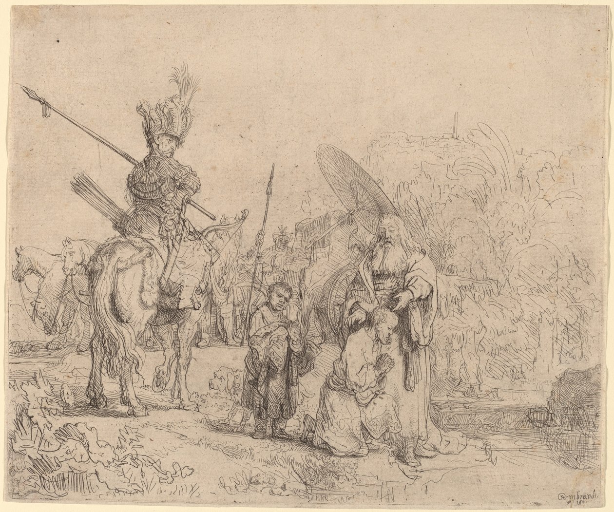 Eunukkens dåb af Rembrandt van Rijn