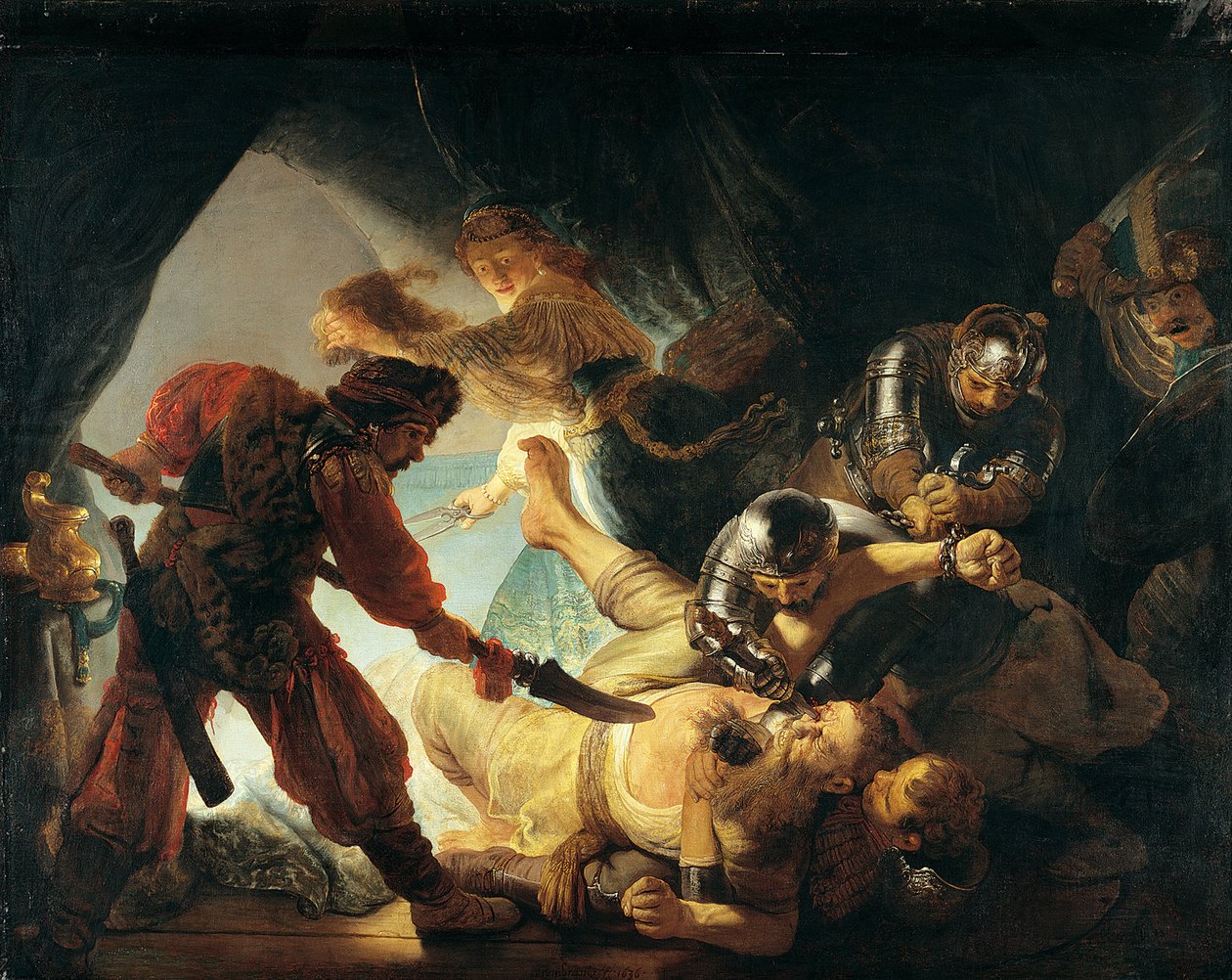 Samsons forblænding af Rembrandt van Rijn