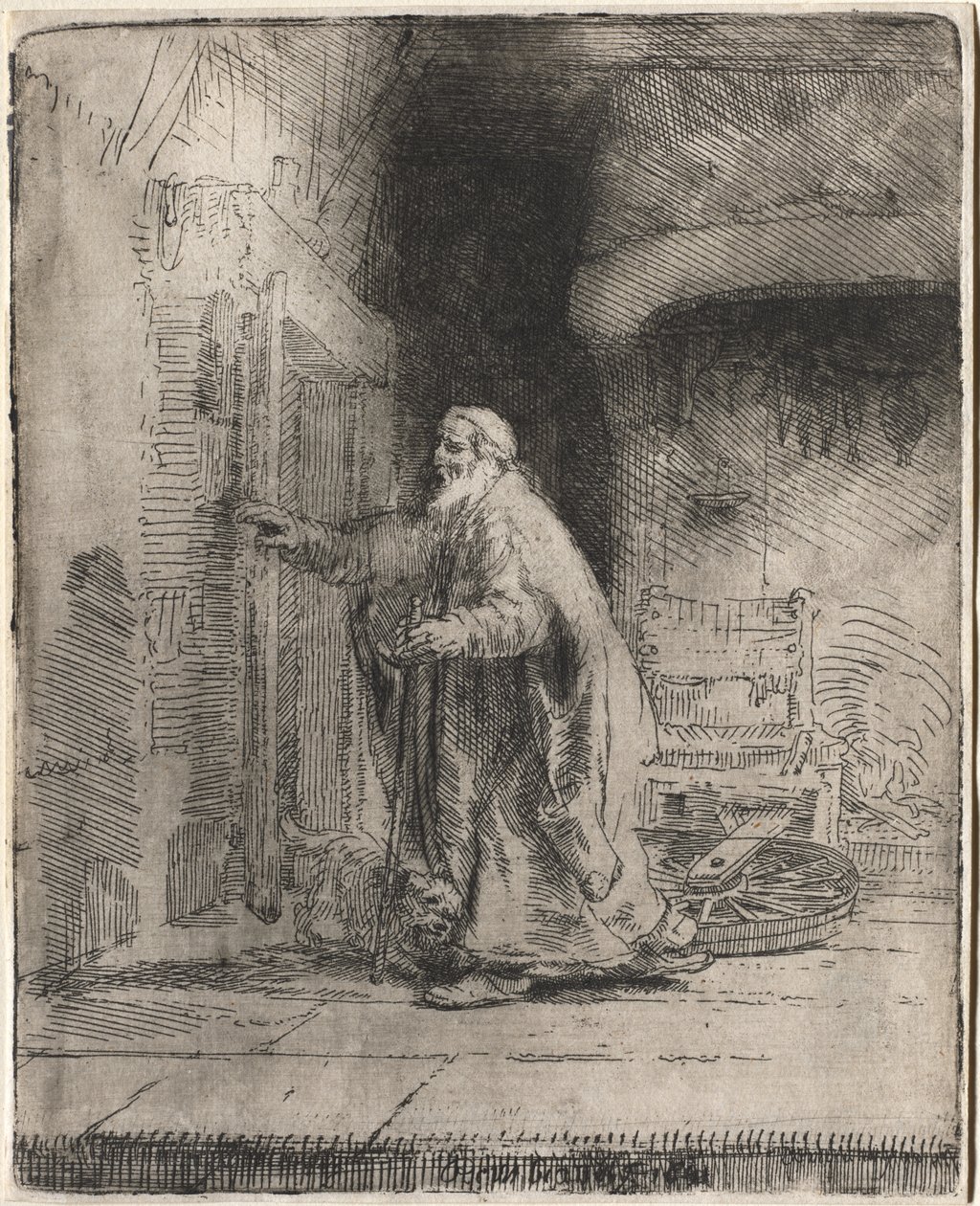 Tobits blindhed: Det store billede af Rembrandt van Rijn