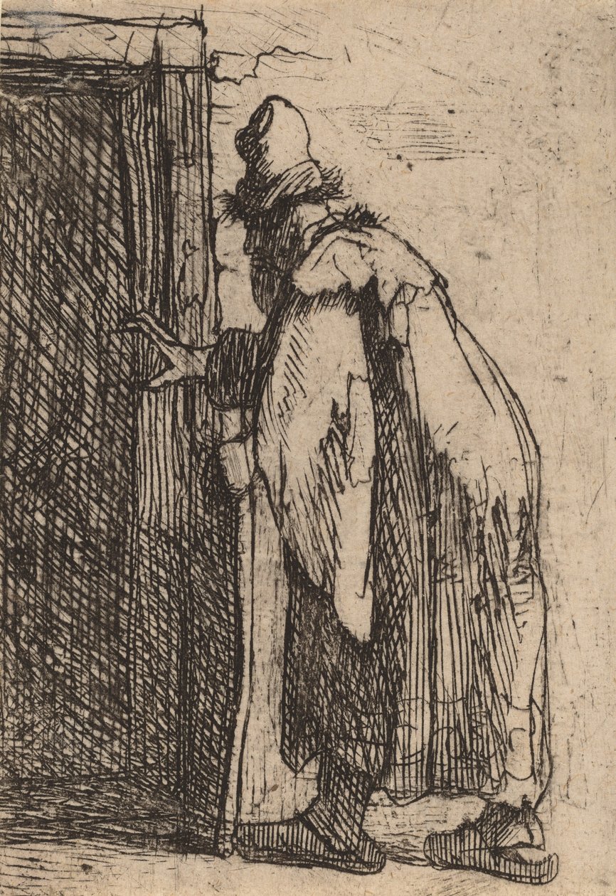 Tobits blindhed: en skitse, ca. 1629. af Rembrandt van Rijn