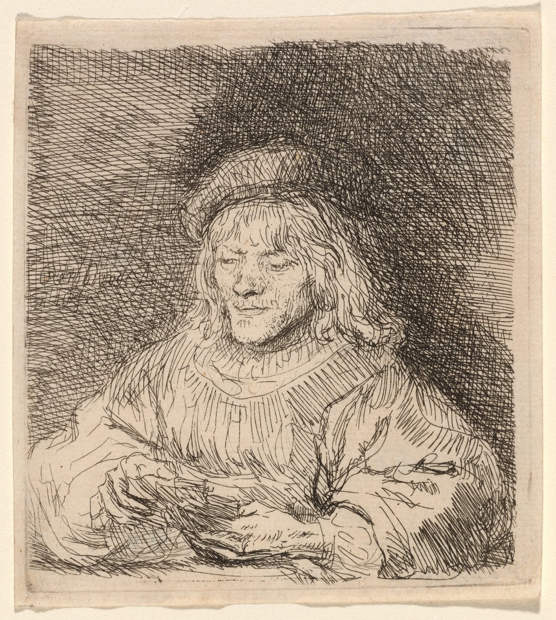 Kortspilleren af Rembrandt van Rijn