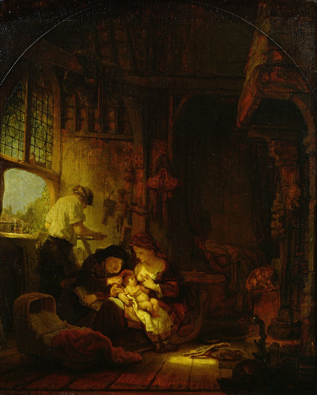 Tømrerforretningen, 1640 af Rembrandt van Rijn
