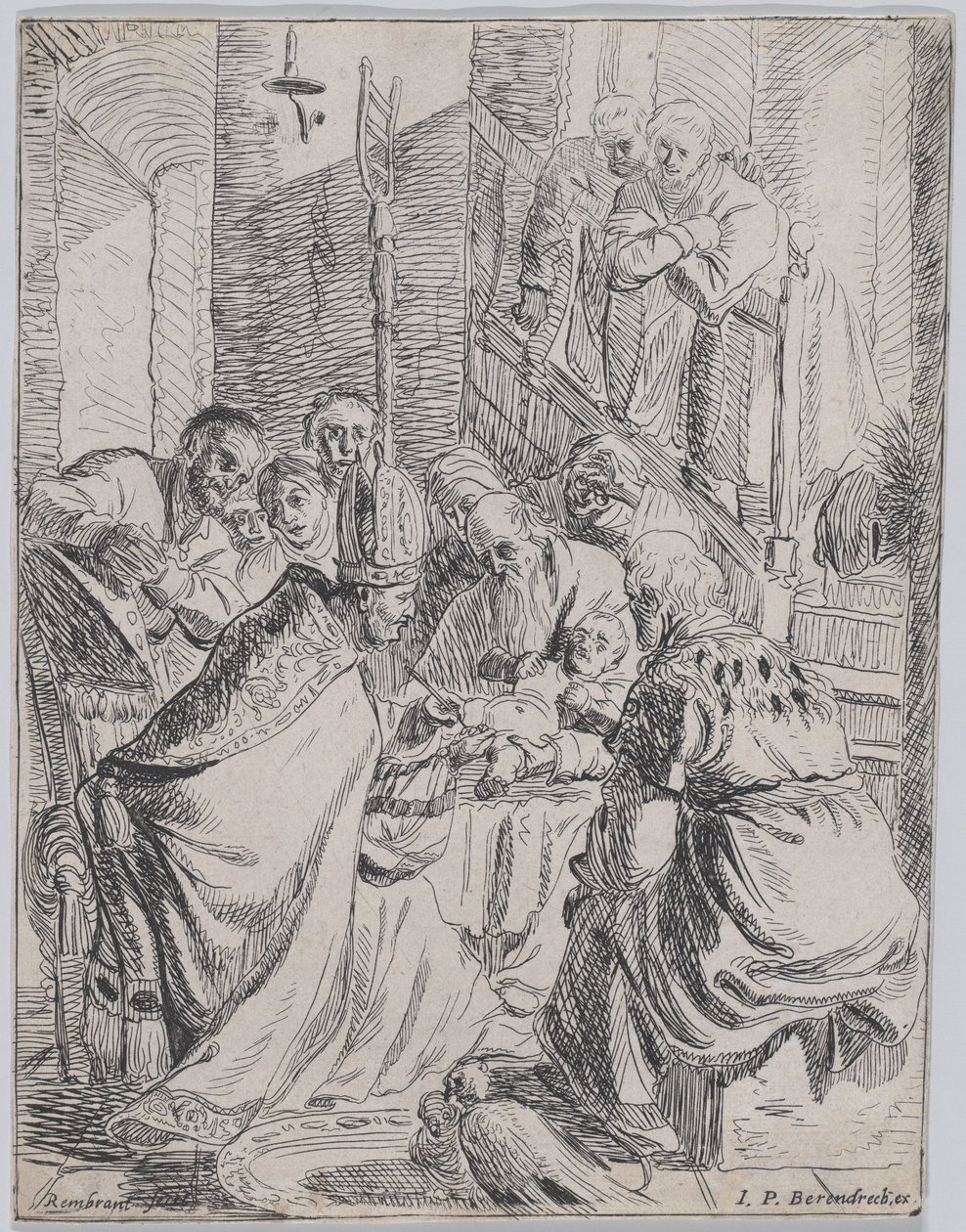 Omskærelsen, ca. 1625., ca. 1625. af Rembrandt van Rijn