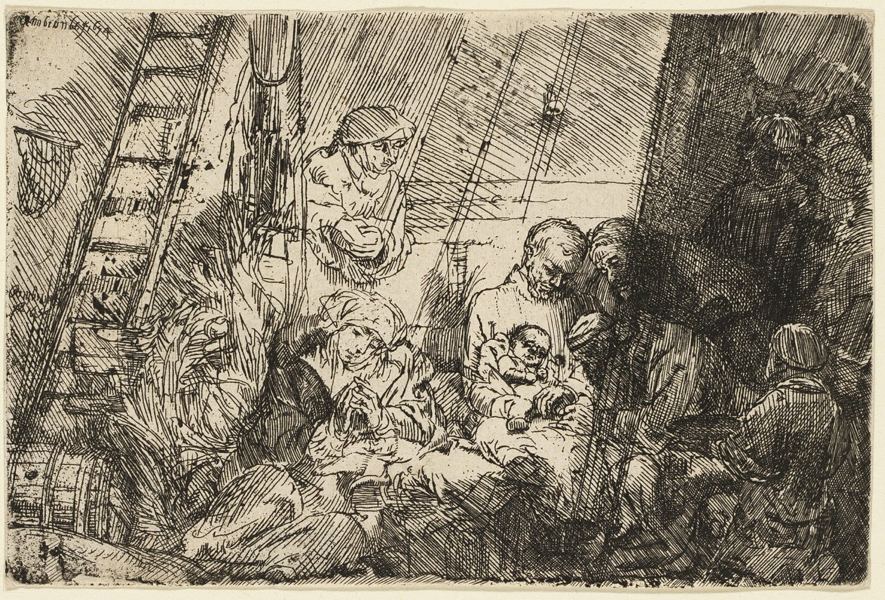 Omskæringen i Stalden af Rembrandt van Rijn