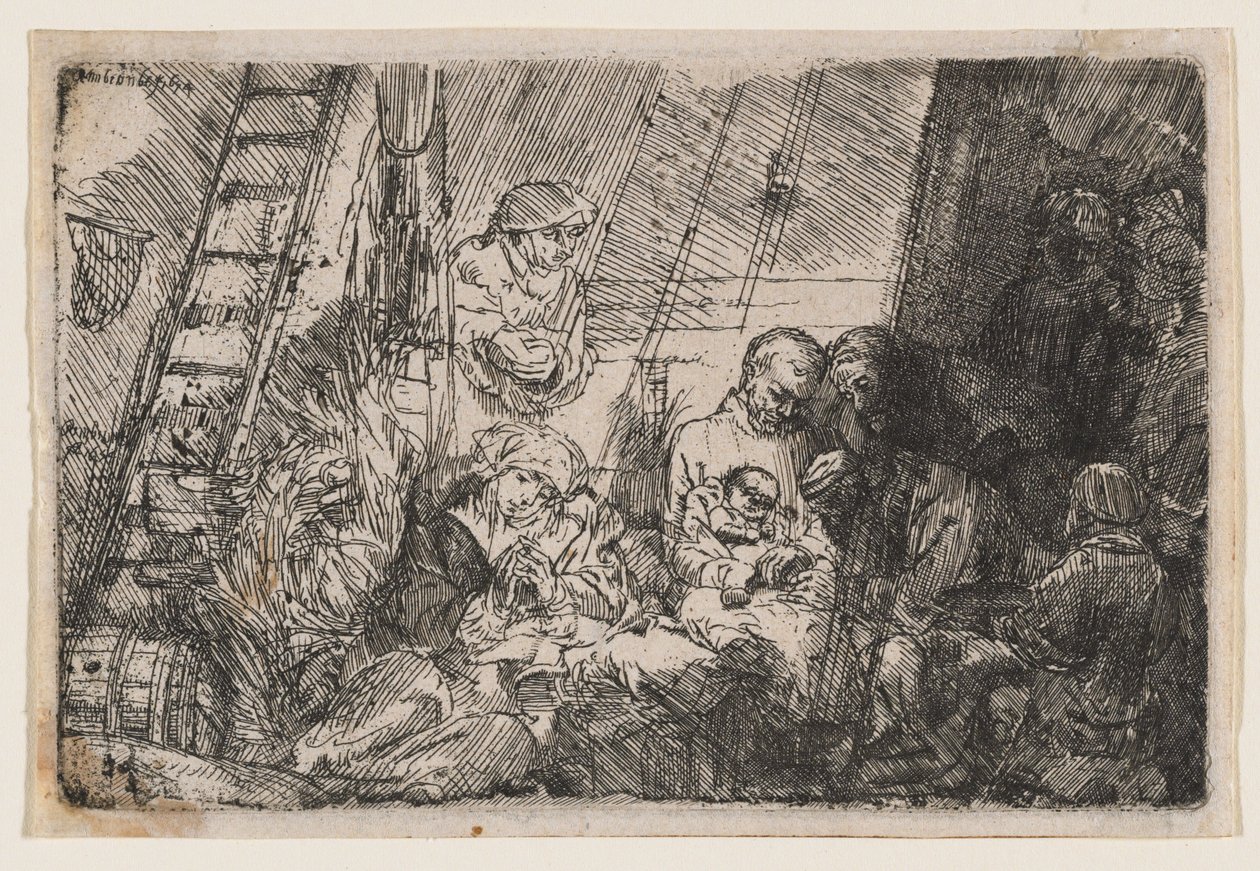 Omskæringen i stalden af Rembrandt van Rijn