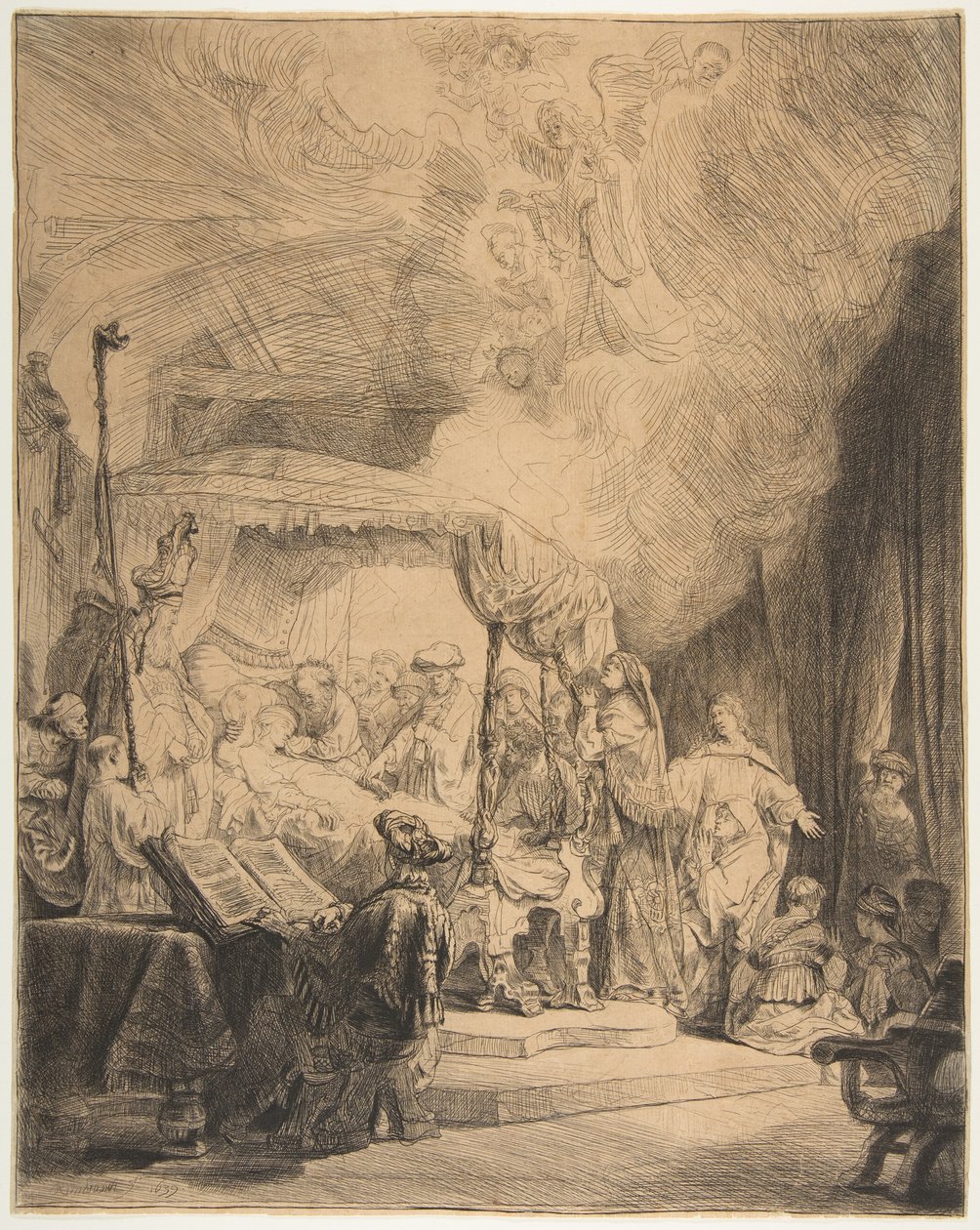 Jomfruens død, 1639. af Rembrandt van Rijn