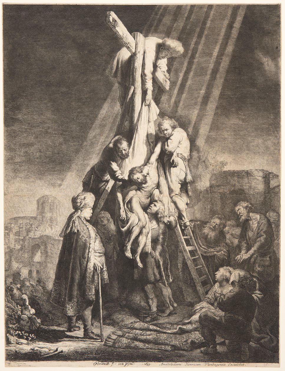 Nedstigningen fra korset af Rembrandt van Rijn