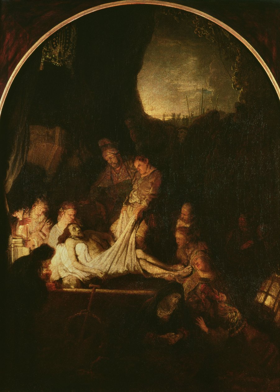 Begravelsen, ca. 1639 af Rembrandt van Rijn