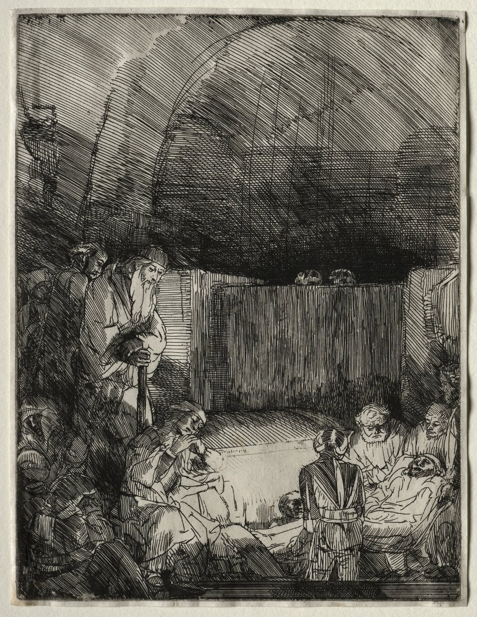 Begravelsen, ca. 1654. af Rembrandt van Rijn