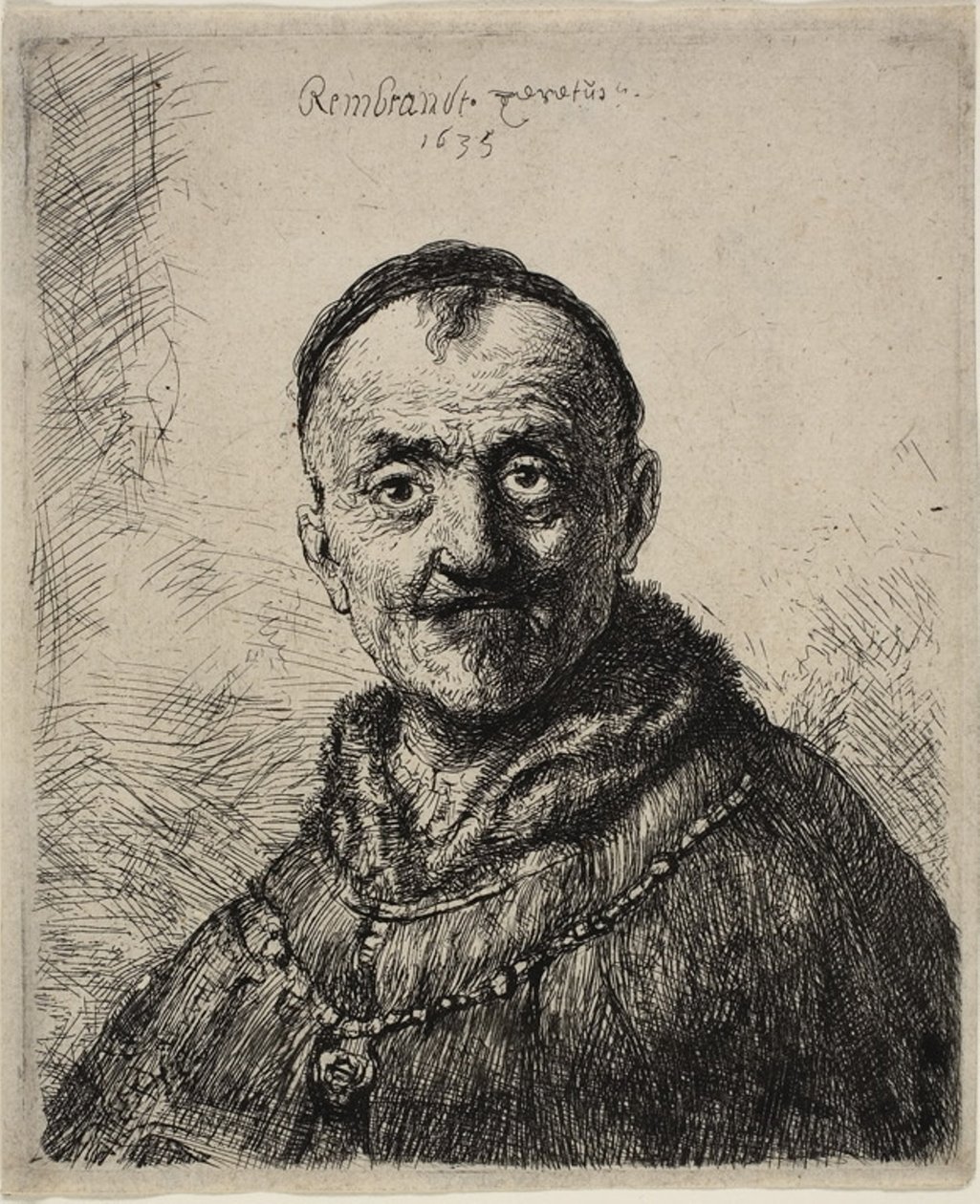 Det første orientalske hoved af Rembrandt van Rijn