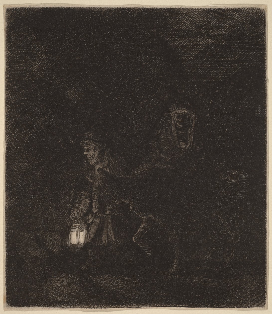 Flugten til Egypten af Rembrandt van Rijn