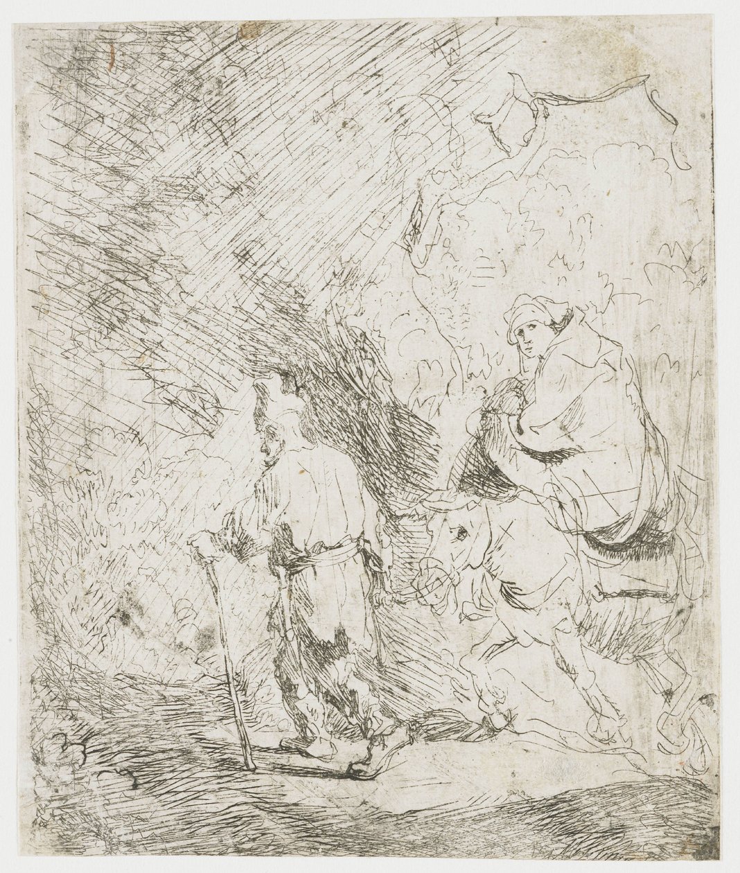 Flugten til Egypten af Rembrandt van Rijn