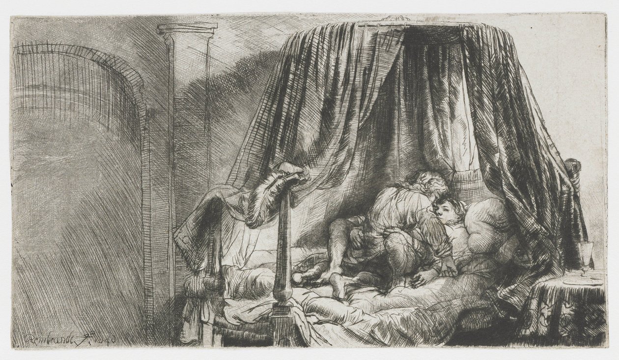 Den franske seng af Rembrandt van Rijn
