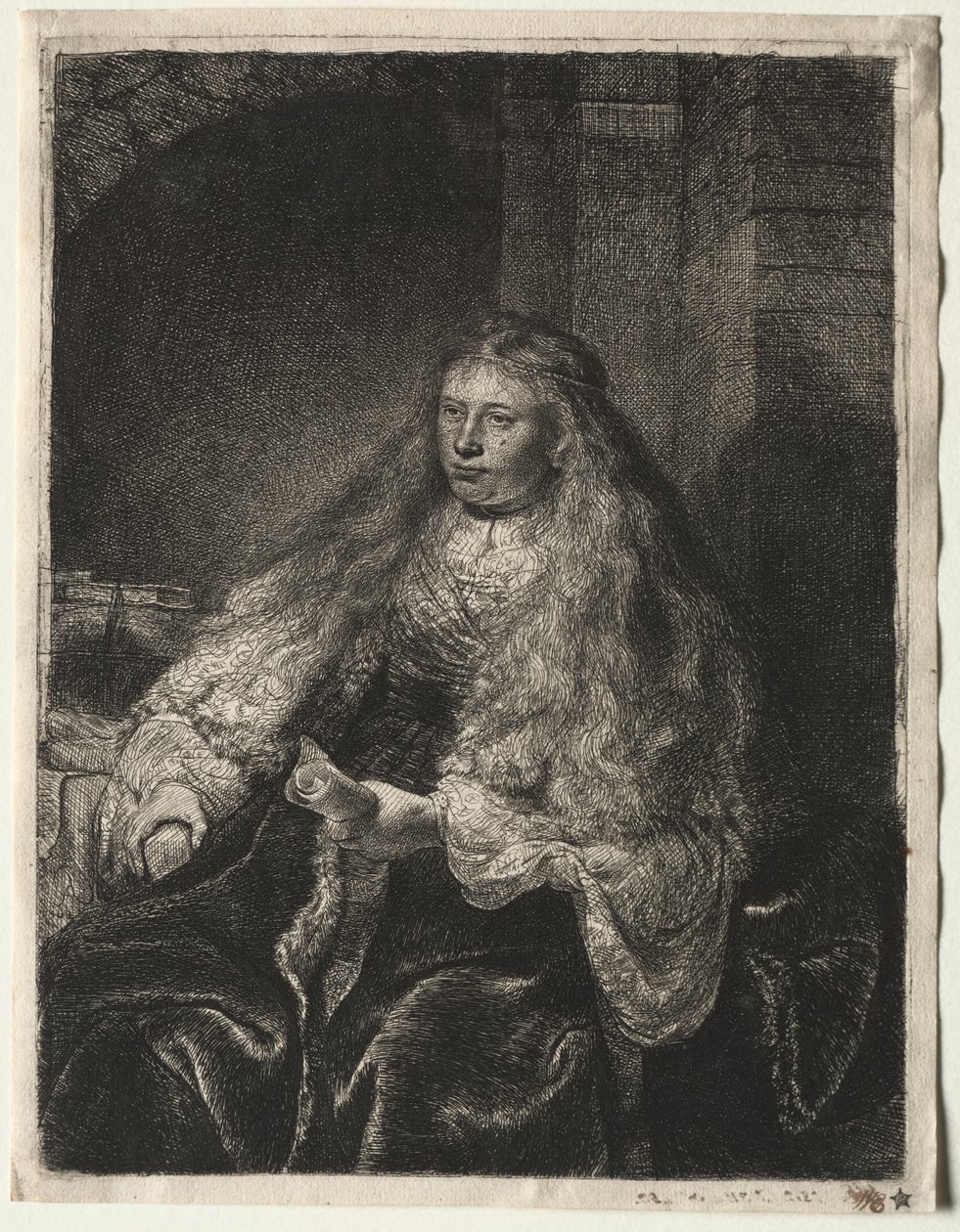 Den store jødiske brud af Rembrandt van Rijn