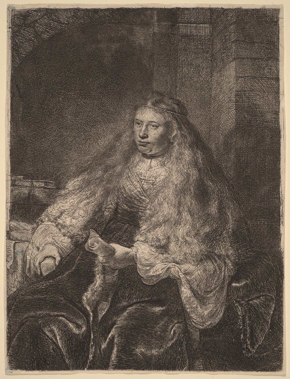 Den store jødiske brud af Rembrandt van Rijn