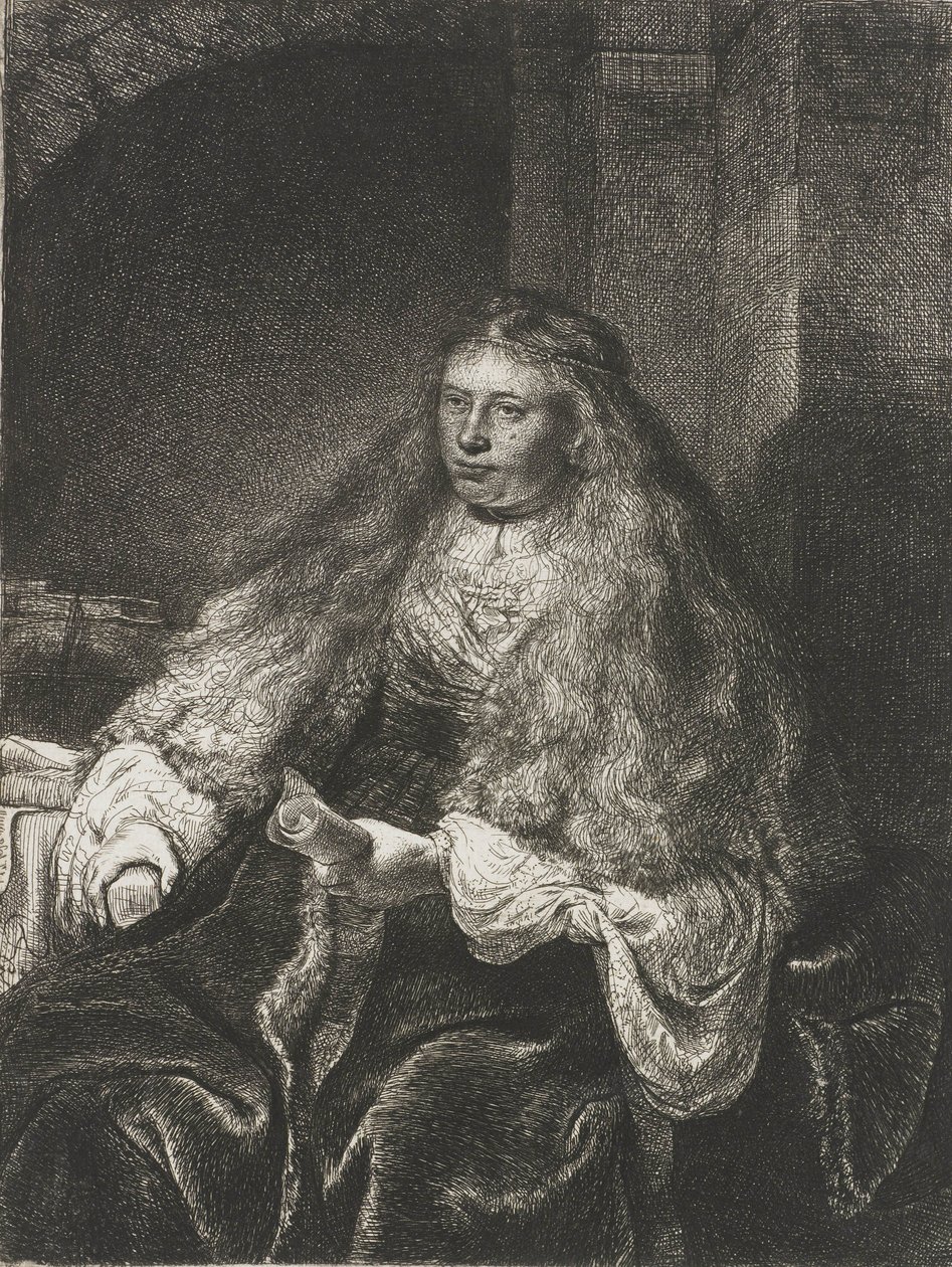 Den store jødiske brud, 1635 af Rembrandt van Rijn