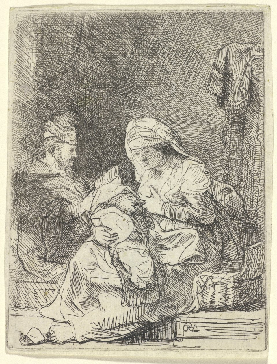 Den hellige familie af Rembrandt van Rijn
