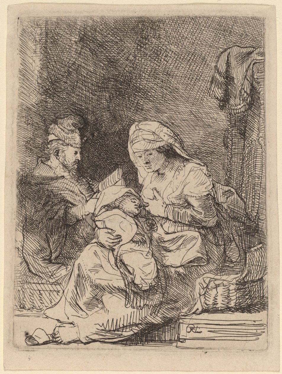 Den hellige familie af Rembrandt van Rijn
