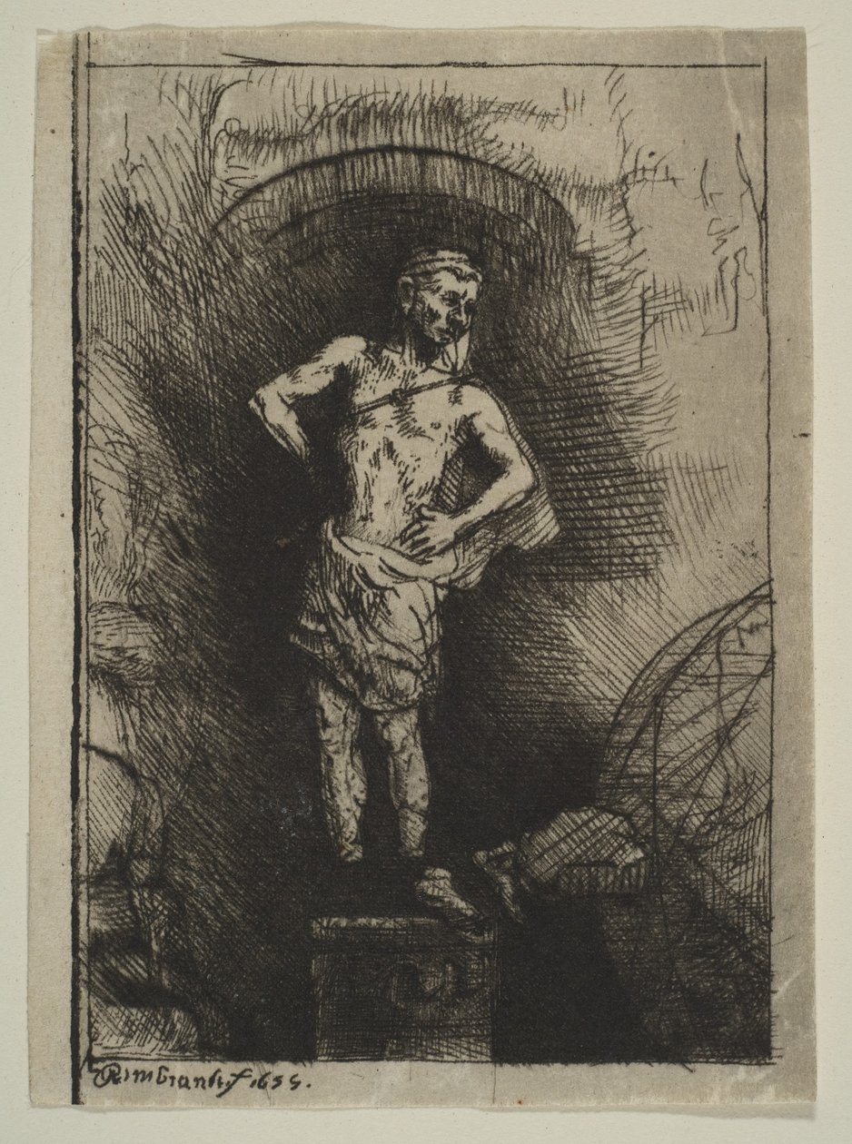 Billedet set af Nebuchadnezzar, 1655. af Rembrandt van Rijn