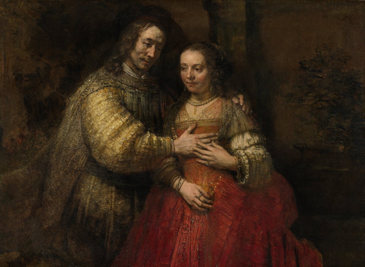 Den jødiske brud, ca.1667 af Rembrandt van Rijn