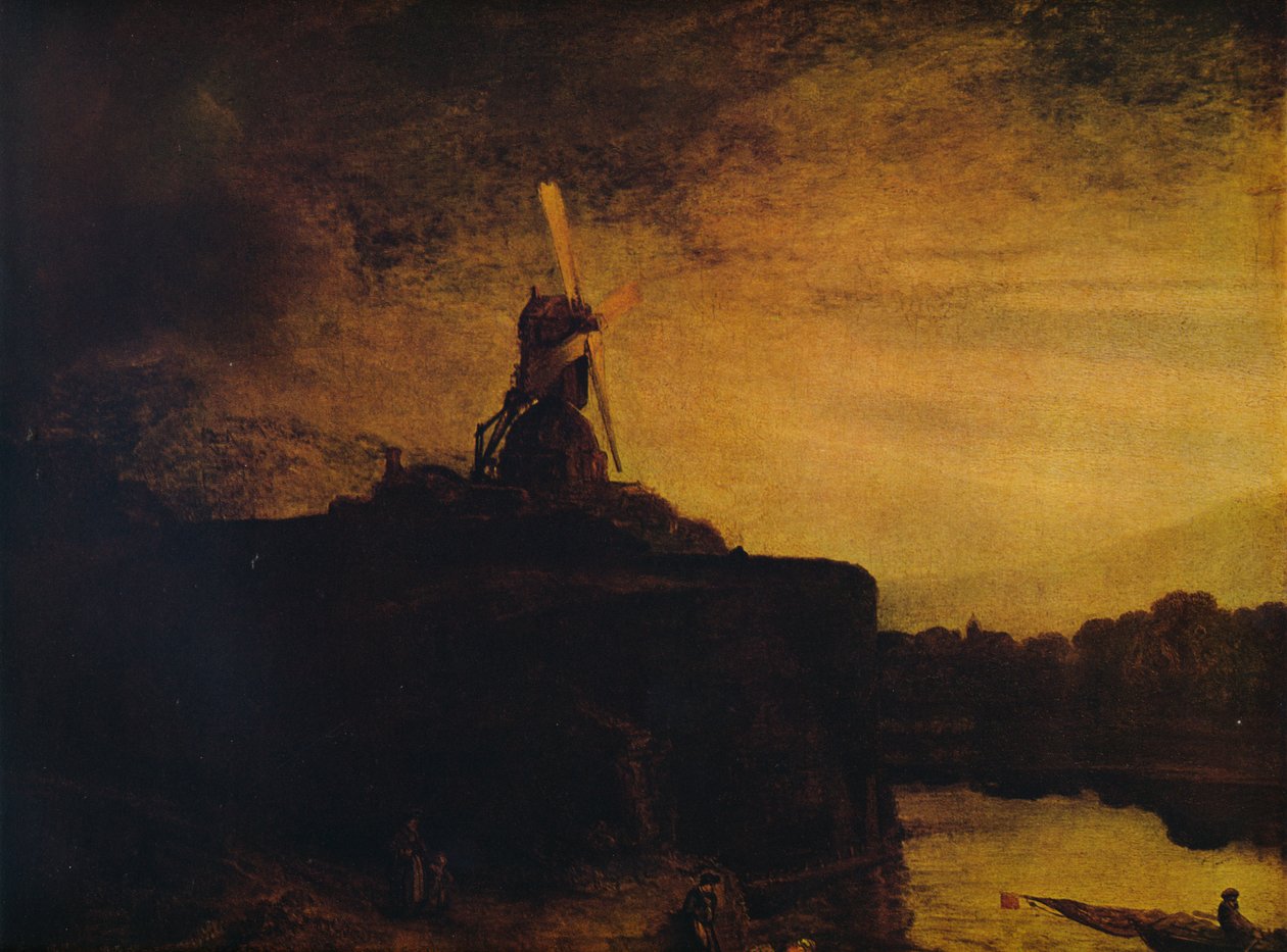 Møllen, 1645-1648 af Rembrandt van Rijn