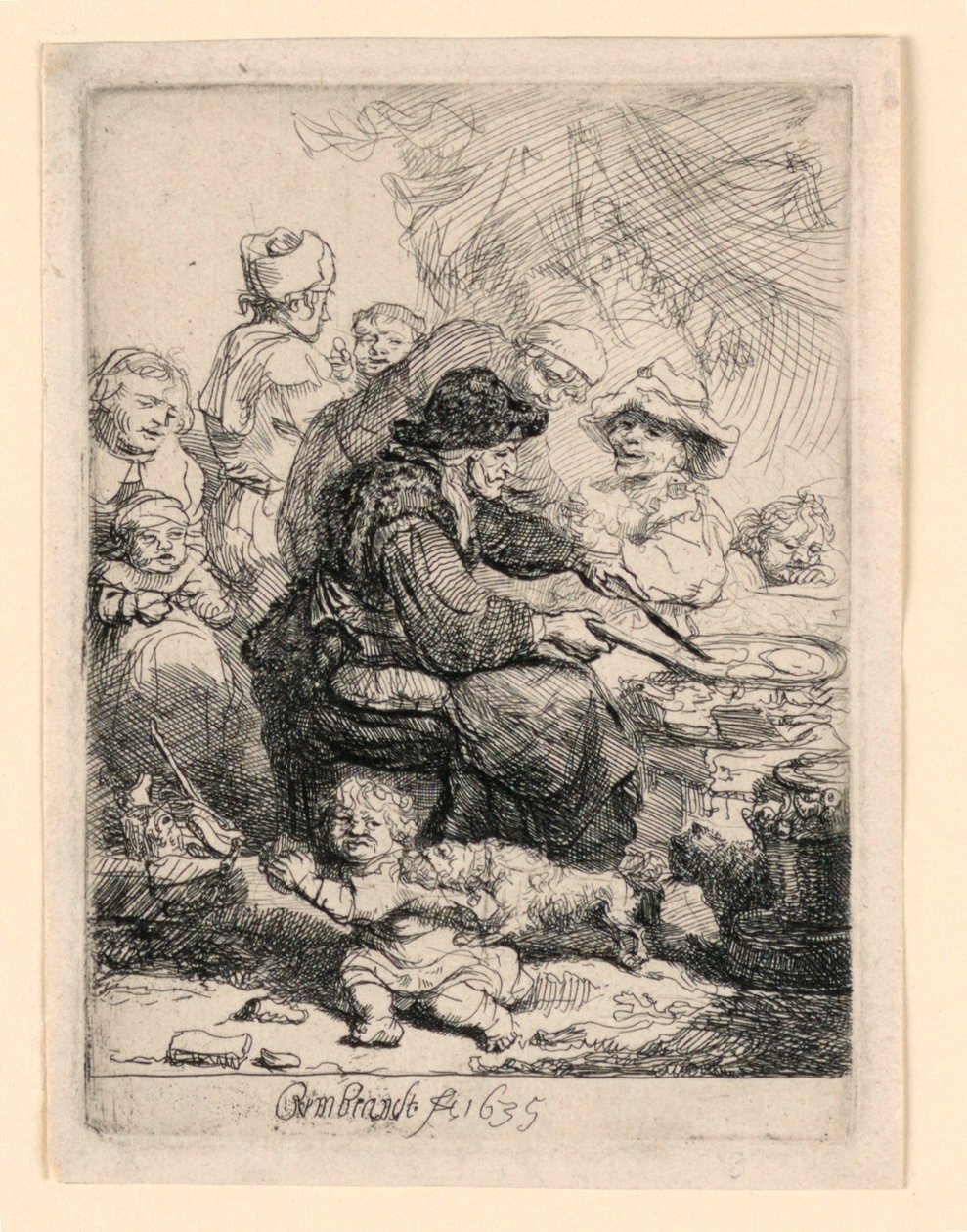 Pandekagekvinden af Rembrandt van Rijn