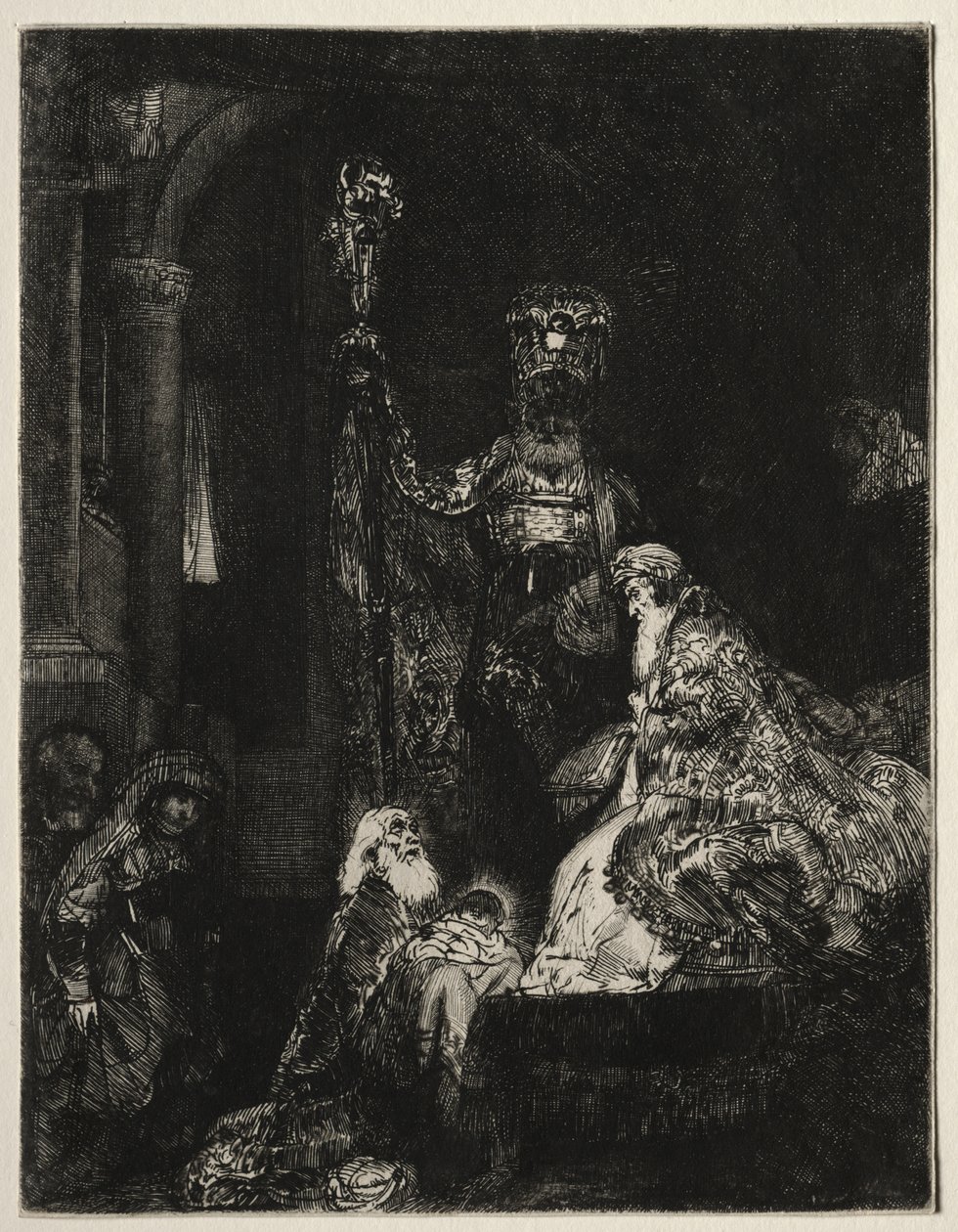 Præsentationen i templet af Rembrandt van Rijn