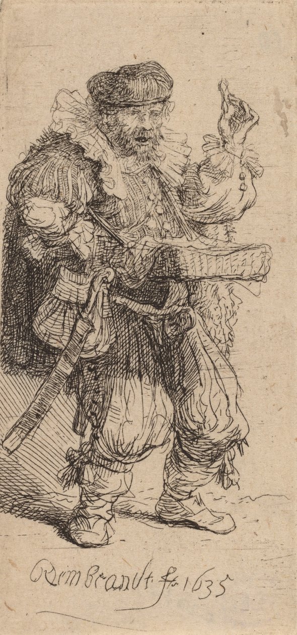 Kvaksalveren, 1635. af Rembrandt van Rijn