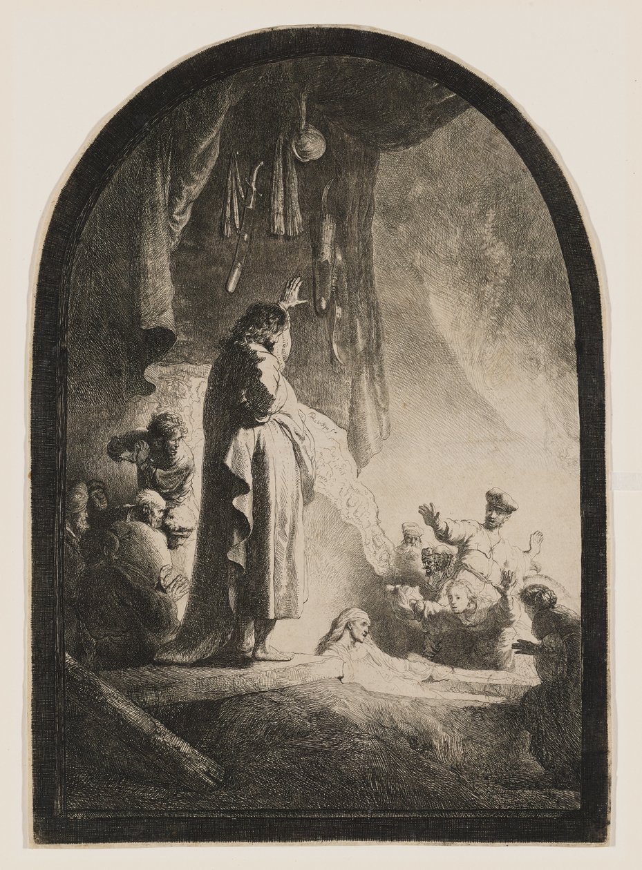 Opvækningen af Lazarus af Rembrandt van Rijn