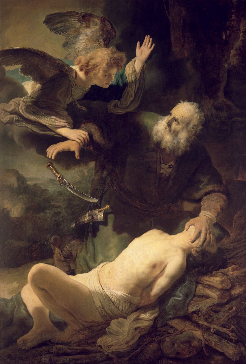 Abrahams offer, 1635 af Rembrandt van Rijn