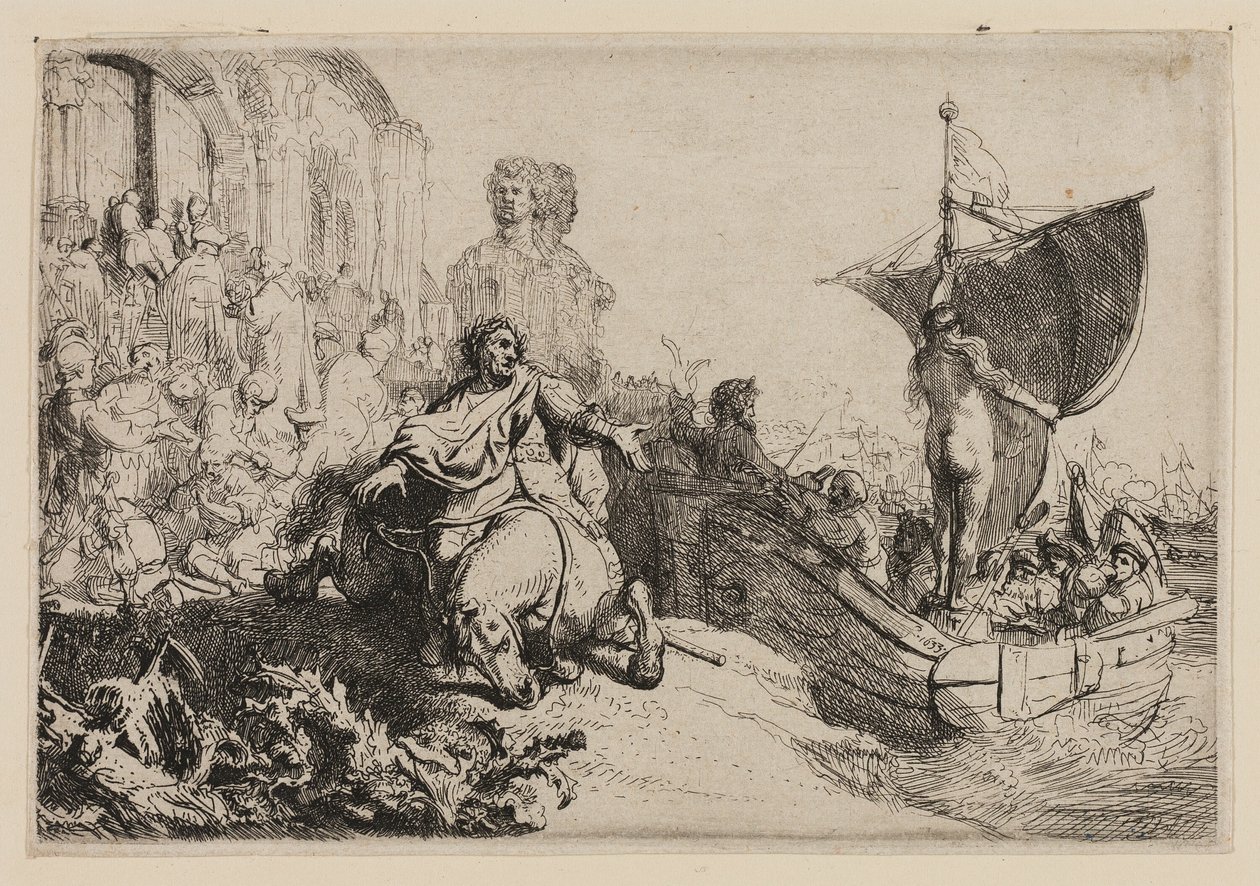 Lykkeskibet af Rembrandt van Rijn