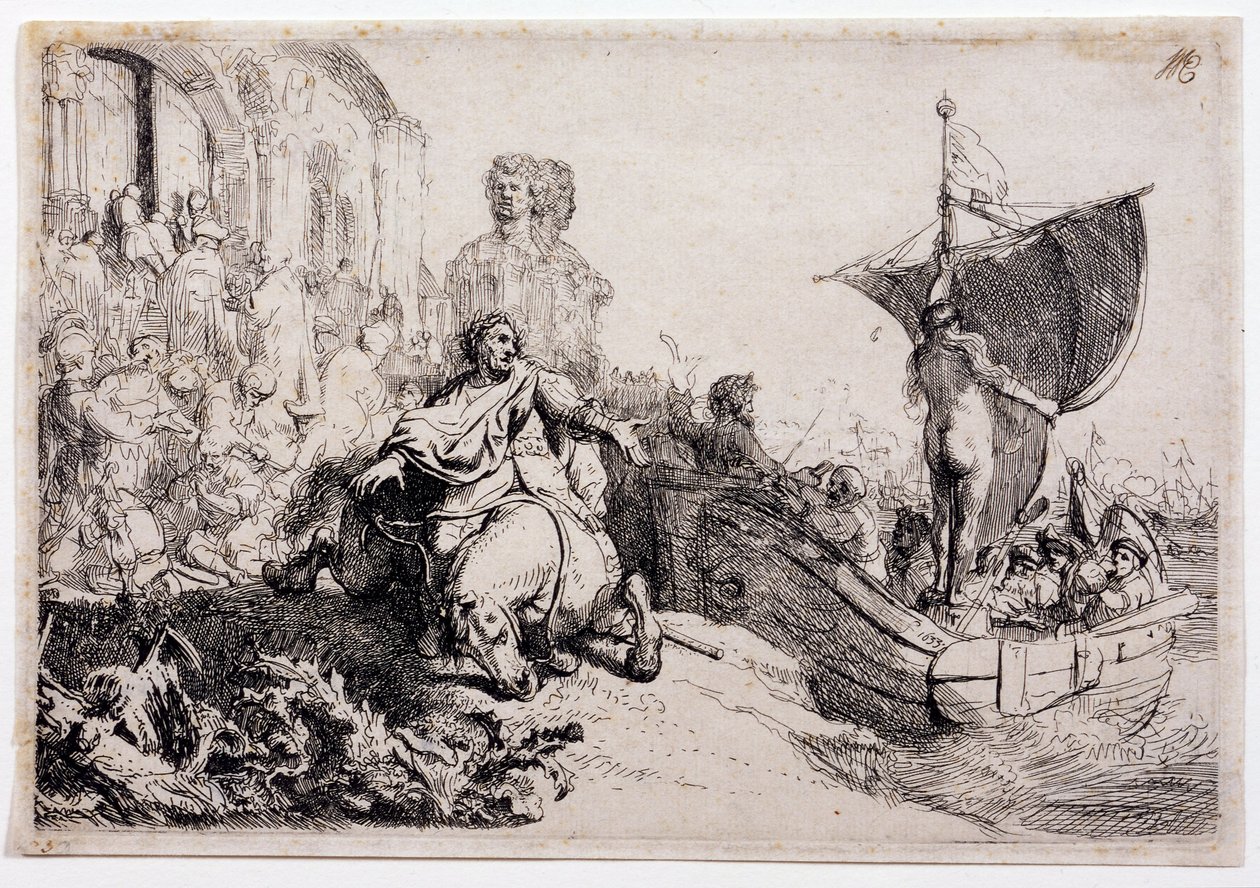 Lykkeskibet af Rembrandt van Rijn