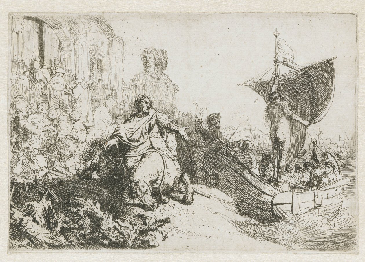 Lykkeskibet af Rembrandt van Rijn