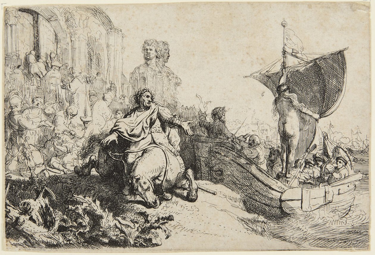 Lykkens skib af Rembrandt van Rijn