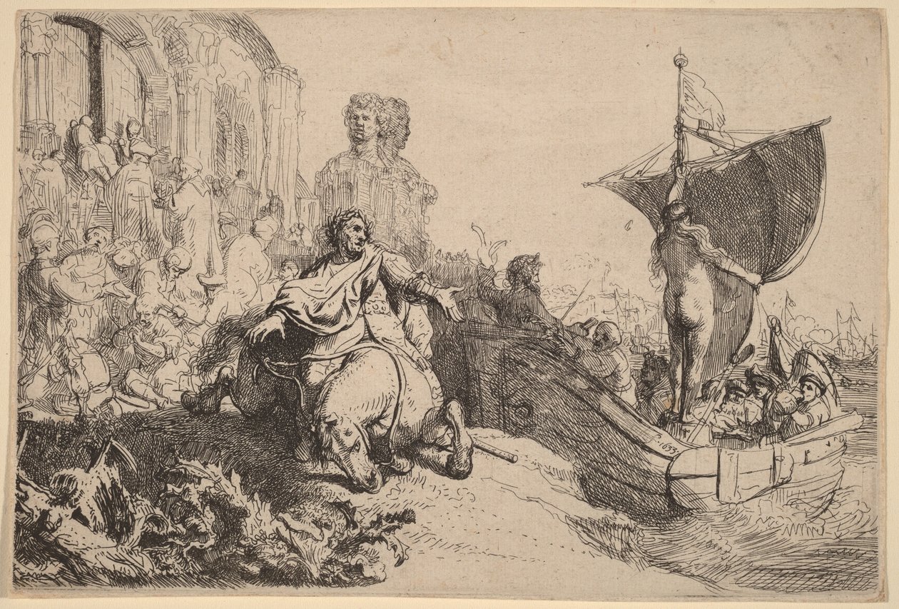 Lykkens skib af Rembrandt van Rijn
