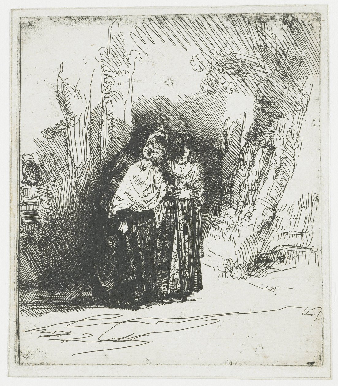 Den spanske sigøjner Preciosa af Rembrandt van Rijn