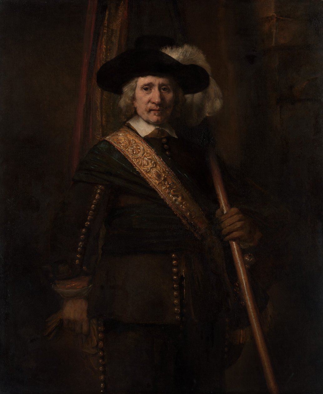 Fanebæreren Floris Soop, 1604-1657, 1654. af Rembrandt van Rijn