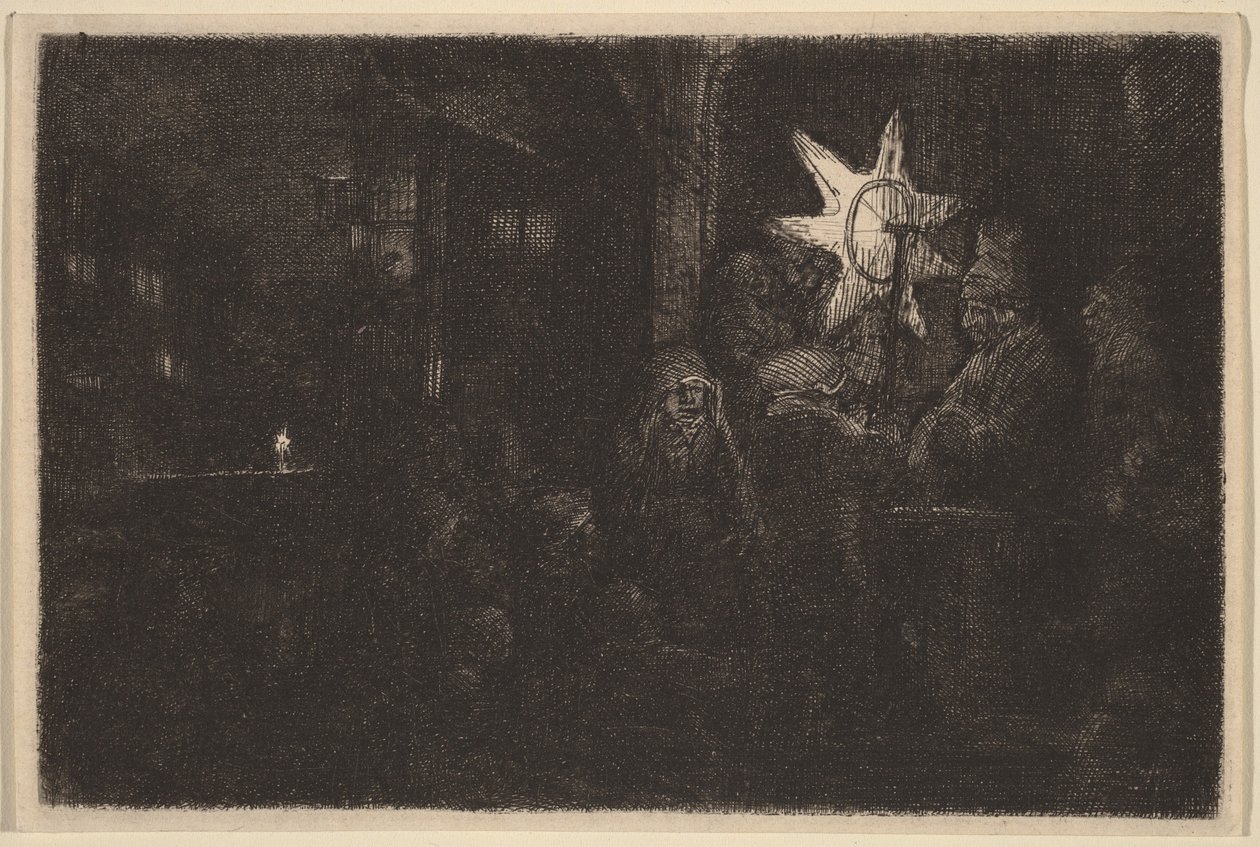 Kongernes stjerne: Et natstykke af Rembrandt van Rijn
