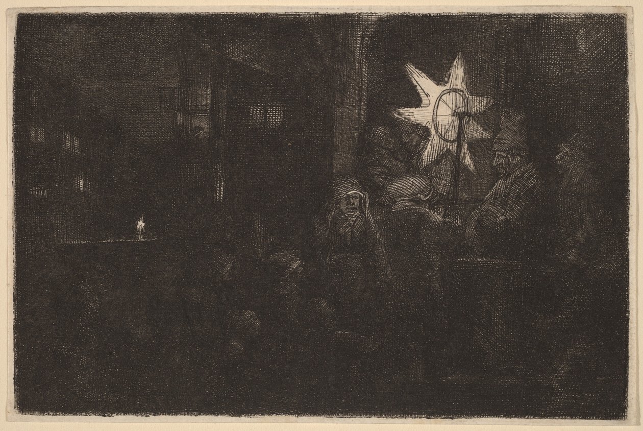 Kongernes stjerne: et natstykke af Rembrandt van Rijn