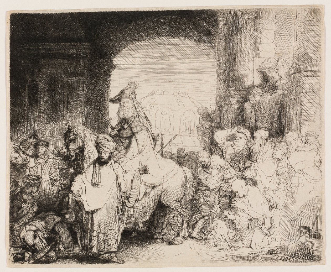 Mordokajs triumf af Rembrandt van Rijn