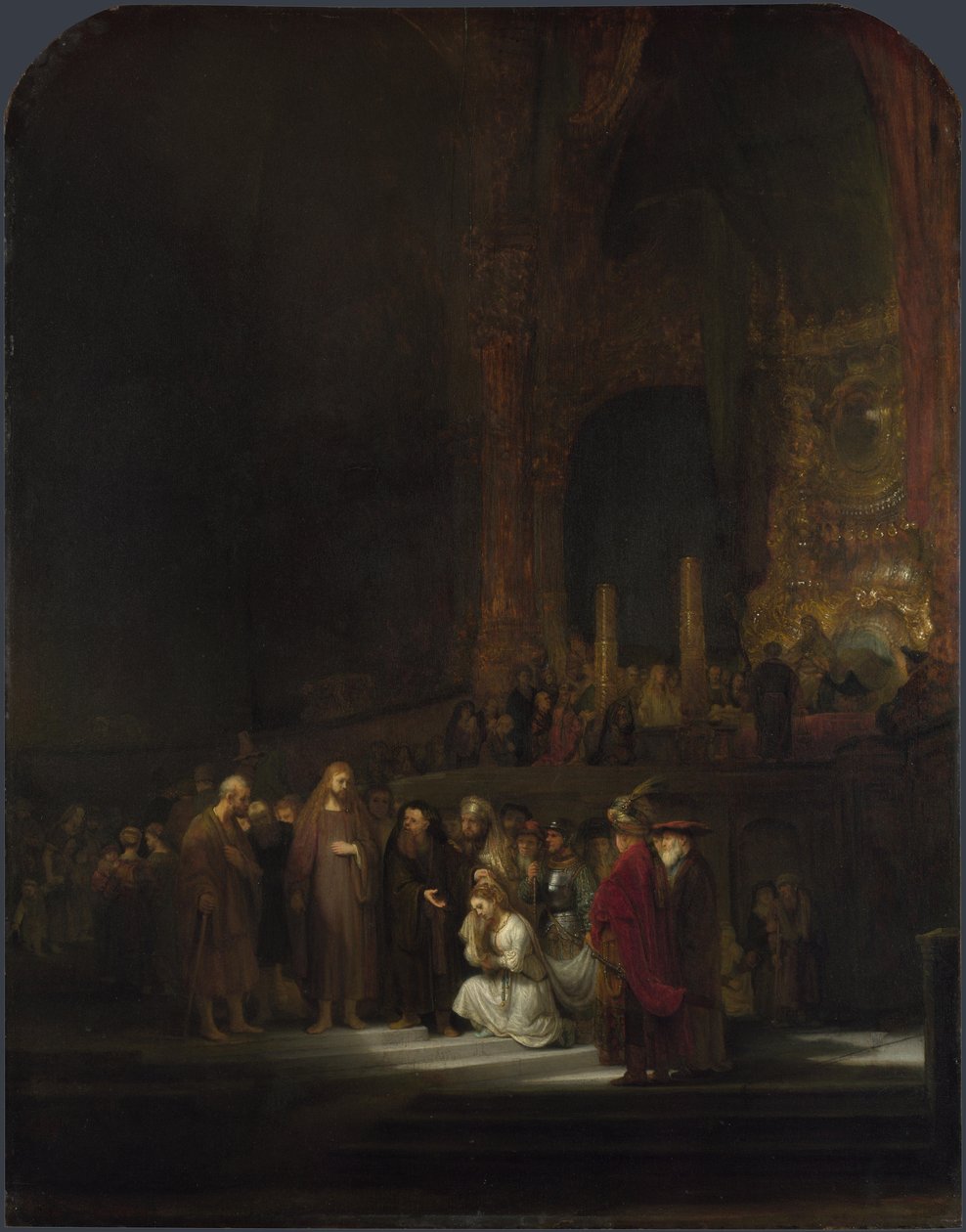 Kvinden taget i utroskab, 1644 af Rembrandt van Rijn