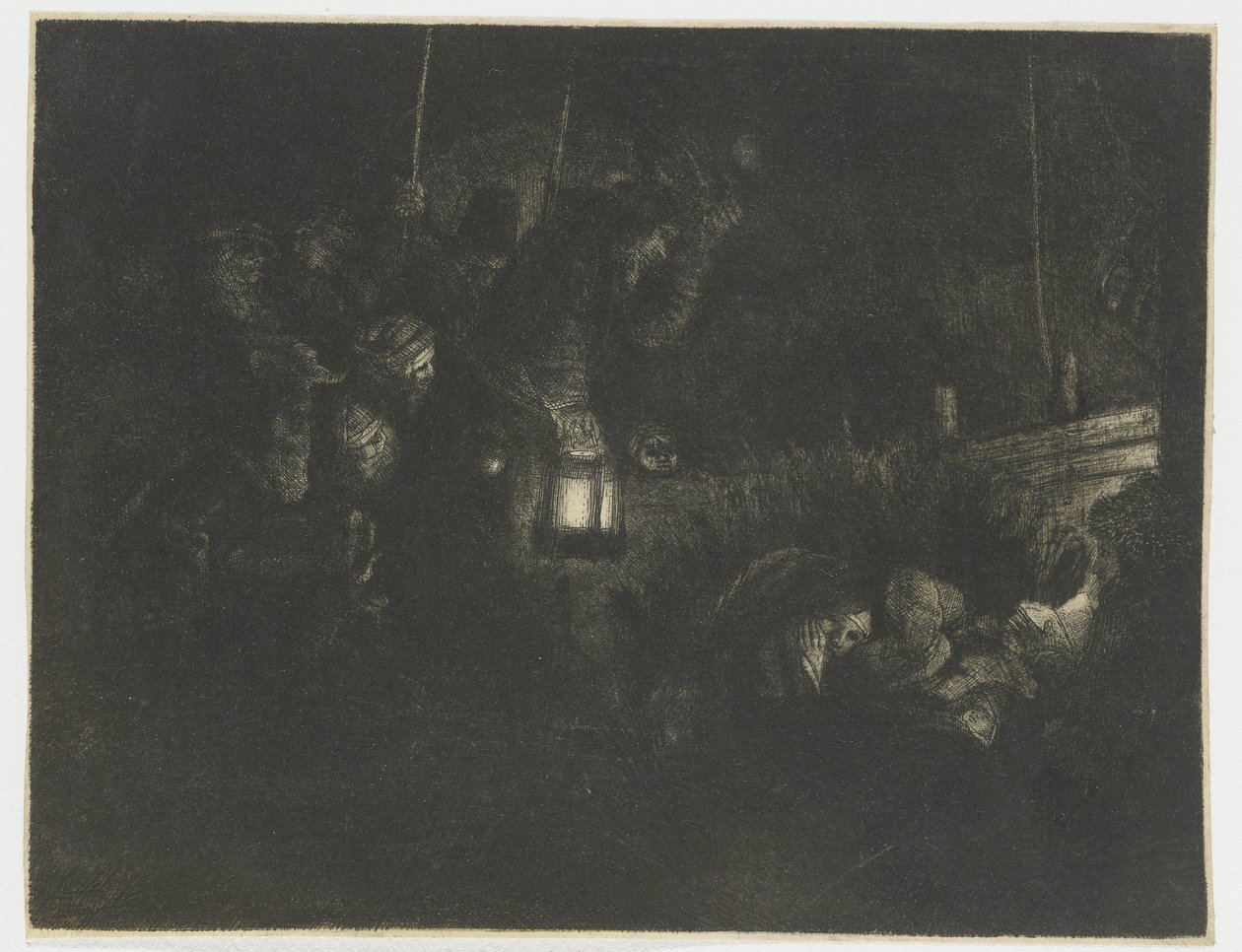 Hyrdernes tilbedelse: et natstykke af Rembrandt van Rijn