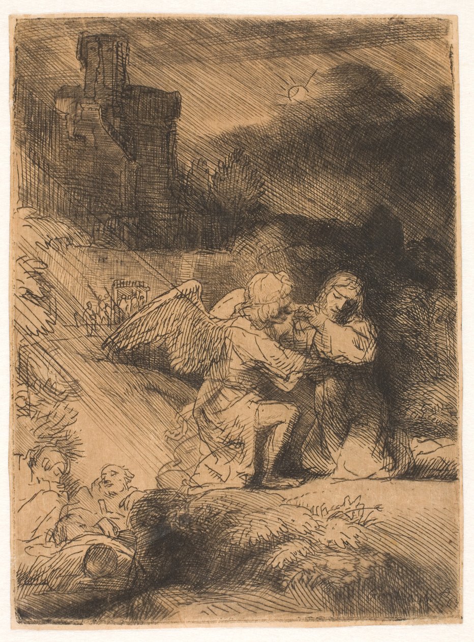 Kvalen i haven af Rembrandt van Rijn