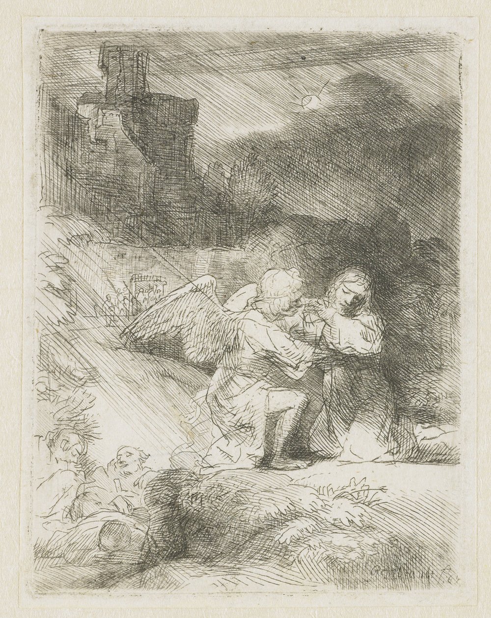 Kvalen i haven af Rembrandt van Rijn