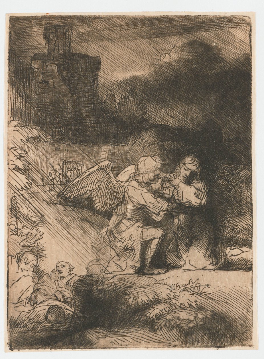 Kvalen i haven af Rembrandt van Rijn